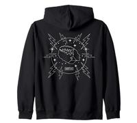 Universal Monsters Bride Retro Goth Lightning Circle Sudadera con Capucha