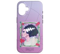 Universal Monsters Bride Rose Frame Decoupage Carcasa para iPhone 16