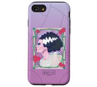 Universal Monsters Bride Rose Frame Decoupage Carcasa para iPhone SE (2020) / 7/8