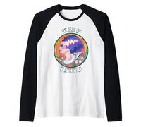 Universal Monsters Bride Stain Glass Side Profile Camiseta Manga Raglan