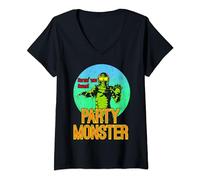 Universal Monsters Creature From The Black Lagoon Party Camiseta Cuello V
