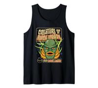 Universal Monsters Creature Retro Halloween Mask Camiseta sin Mangas