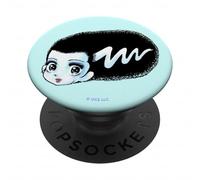 Universal Monsters Cute Anime Bride of Frankenstein PopSockets PopGrip Adhesivo