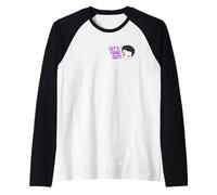 Universal Monsters Cute Anime Dracula Front & Back Camiseta Manga Raglan