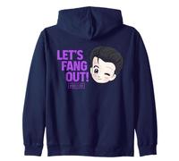 Universal Monsters Cute Anime Dracula Let’s Fang out! Sudadera con Capucha