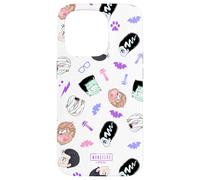 Universal Monsters Cute Anime Monster Pattern Carcasa para iPhone 15 Pro