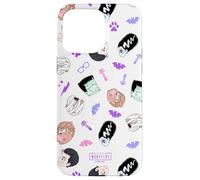 Universal Monsters Cute Anime Monster Pattern Carcasa para iPhone 15 Pro MAX