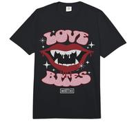 Universal Monsters Dracula Love Bites Retro Goth Comfort Colors Adult Heavyweight T-Shirt