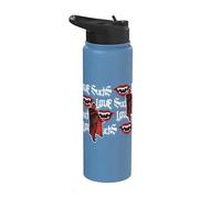 Universal Monsters Dracula Love Sucks All Over Print Stainless Steel Insulated Water Bottle