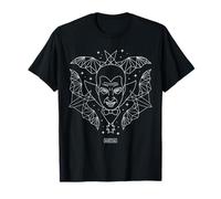 Universal Monsters Dracula Retro Goth Geometric Camiseta