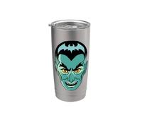 Universal Monsters Dracula Vintage Portrait Vaso térmico de acero inoxidable de doble pared