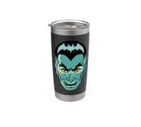 Universal Monsters Dracula Vintage Portrait Vaso térmico de acero inoxidable de doble pared