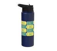 Universal Monsters Drive In Horror Tickets All Over Print Stainless Steel Insulated Water Bottle