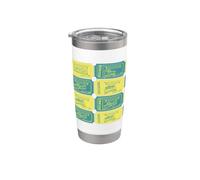 Universal Monsters Drive In Horror Tickets All Over Print Vaso térmico de acero inoxidable de doble pared