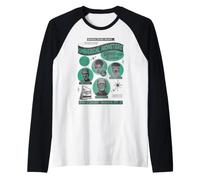 Universal Monsters Drive-In Terror Movie Night Camiseta Manga Raglan