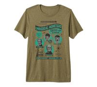 Universal Monsters Drive-In Terror Movie Night Camiseta Premium