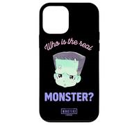 Universal Monsters Frankenstein Anime Who’s The Real Monster Carcasa para iPhone 12 Mini