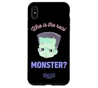 Universal Monsters Frankenstein Anime Who’s The Real Monster Carcasa para iPhone XS MAX