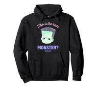 Universal Monsters Frankenstein Anime Who’s The Real Monster Sudadera con Capucha