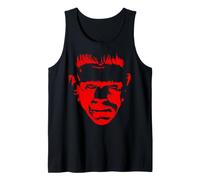 Universal Monsters Frankenstein Bold Icon Front & Back Camiseta sin Mangas
