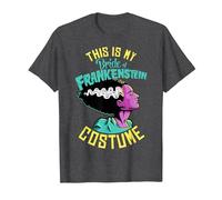 Universal Monsters Frankenstein Bride Costume Camiseta, Hombre, Jaspeado Oscuro, S