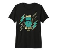 Universal Monsters Frankenstein Come To Life Retro Camiseta Premium