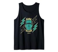 Universal Monsters Frankenstein Come To Life Retro Camiseta sin Mangas