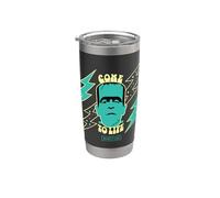 Universal Monsters Frankenstein Come To Life Retro Vaso térmico de acero inoxidable de doble pared