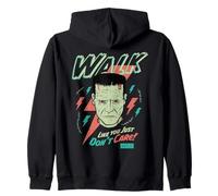 Universal Monsters Frankenstein Don’t Care Retro Goth Sudadera con Capucha