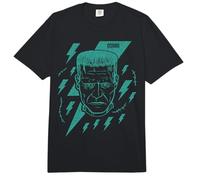 Universal Monsters Frankenstein Retro Goth Lightning Comfort Colors Adult Heavyweight T-Shirt