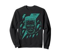 Universal Monsters Frankenstein Retro Goth Lightning Sudadera