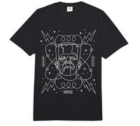 Universal Monsters Frankenstein Retro Goth Line Art Comfort Colors Adult Heavyweight T-Shirt