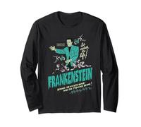 Universal Monsters Frankenstein Retro Goth Wicked Hour Manga Larga
