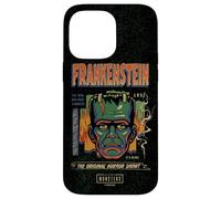 Universal Monsters Frankenstein Vintage Halloween Mask Carcasa para iPhone 14 Pro Max