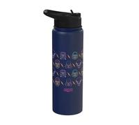 Universal Monsters Neon All-Over Print Stainless Steel Insulated Water Bottle