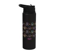 Universal Monsters Neon All-Over Print Stainless Steel Insulated Water Bottle