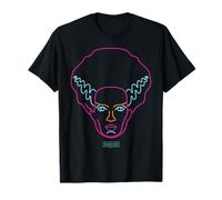 Universal Monsters Neon Bride of Frankenstein Portrait Camiseta