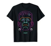 Universal Monsters Neon Frankenstein Portrait Camiseta