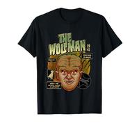Universal Monsters The Wolf Man Vintage Halloween Mask Camiseta