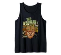 Universal Monsters The Wolf Man Vintage Halloween Mask Camiseta sin Mangas