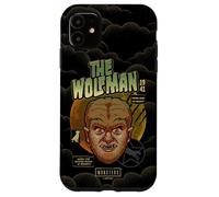 Universal Monsters The Wolf Man Vintage Halloween Mask Carcasa para iPhone 11