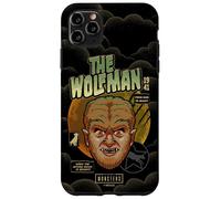 Universal Monsters The Wolf Man Vintage Halloween Mask Carcasa para iPhone 11 Pro Max