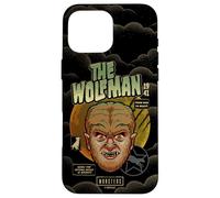 Universal Monsters The Wolf Man Vintage Halloween Mask Carcasa para iPhone 16 Pro Max