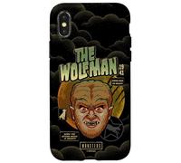 Universal Monsters The Wolf Man Vintage Halloween Mask Carcasa para iPhone X/XS