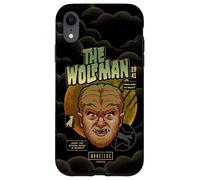 Universal Monsters The Wolf Man Vintage Halloween Mask Carcasa para iPhone XR