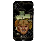 Universal Monsters The Wolf Man Vintage Halloween Mask Carcasa para iPhone XS Max