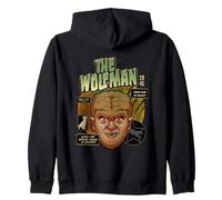 Universal Monsters The Wolf Man Vintage Halloween Mask Sudadera con Capucha