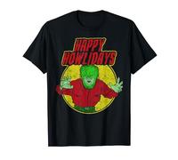 Universal Monsters Werewolf Happy Holidays Camiseta