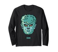 Universal Monsters Wolf Man Vintage Portrait Manga Larga