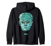 Universal Monsters Wolf Man Vintage Portrait Sudadera con Capucha